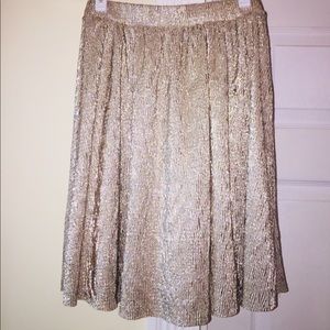 Gold skirt